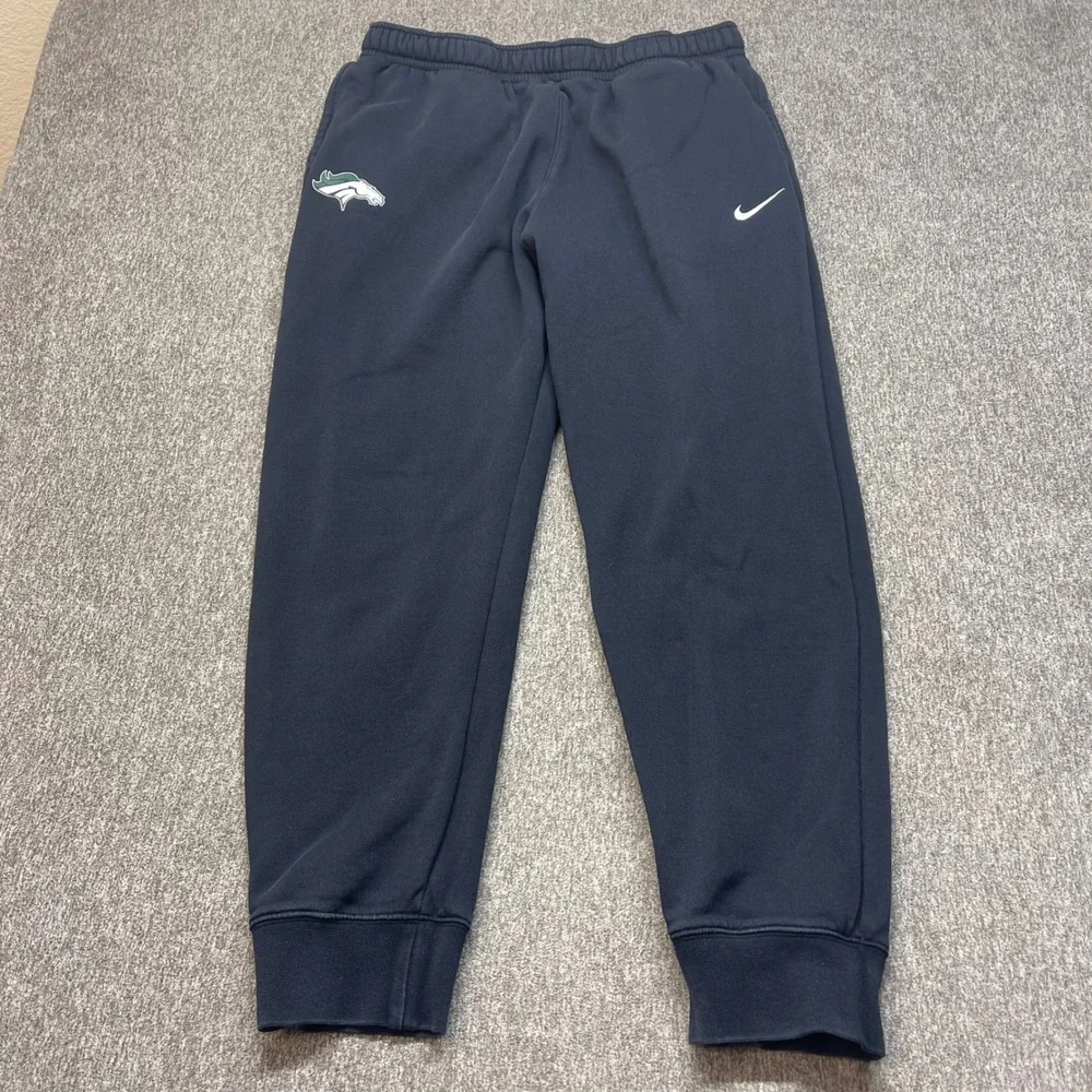 Nike Boise State Broncos Fleece Sweatpants Mens Large Black CJ1616-010 Joggers‎